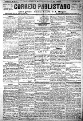 Correio paulistano [jornal], [s/n]. São Paulo-SP, 24 out. 1883.