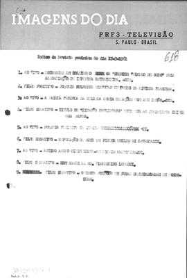 TV Tupi [emissora]. Revista Feminina [programa]. Roteiro [televisivo], 17 mar. 1961.