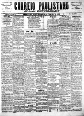 Correio paulistano [jornal], [s/n]. São Paulo-SP, 05 fev. 1893.