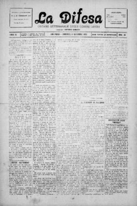 La Difesa [jornal], a. 3, n. 36. São Paulo-SP, 06 set. 1925.