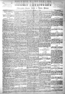 Correio paulistano [jornal], [s/n]. São Paulo-SP, 19 mar. 1886.