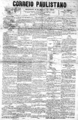 Correio paulistano [jornal], [s/n]. São Paulo-SP, 04 mar. 1882.