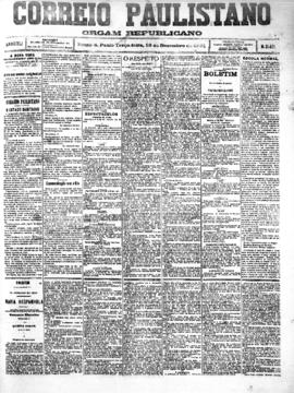 Correio paulistano [jornal], [s/n]. São Paulo-SP, 18 dez. 1894.