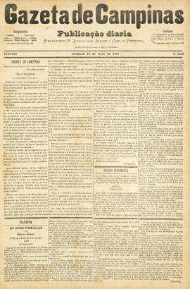 Gazeta de Campinas [jornal], a. 8, n. 1038. Campinas-SP, 20 mai. 1877.