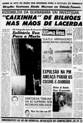 Última Hora [jornal]. Rio de Janeiro-RJ, 29 jul. 1963 [ed. vespertina].