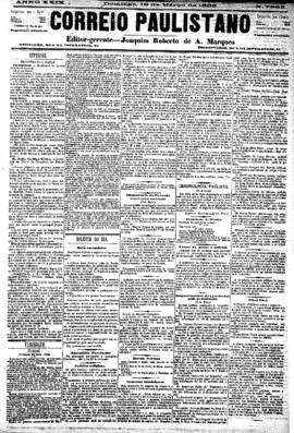 Correio paulistano [jornal], [s/n]. São Paulo-SP, 18 mar. 1883.