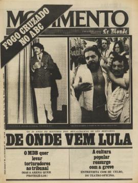 Movimento [jornal], [s/n]. São Paulo-SP, 14 mai. 1979.