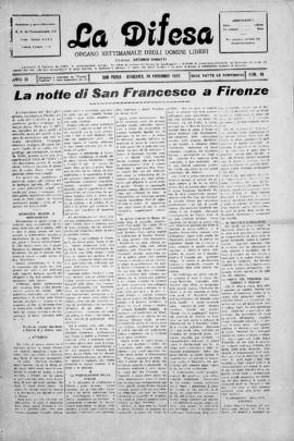 La Difesa [jornal], a. 3, n. 48. São Paulo-SP, 29 nov. 1925.