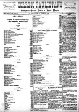 Correio paulistano [jornal], [s/n]. São Paulo-SP, 18 jul. 1886.