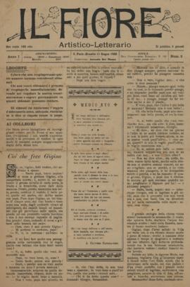 IL Fiore [jornal], a. 1, n. 2. São Paulo-SP, 11 jun. 1908.