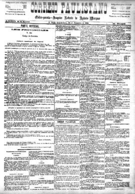 Correio paulistano [jornal], [s/n]. São Paulo-SP, 22 set. 1886.