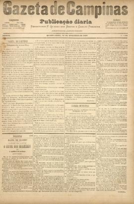 Gazeta de Campinas [jornal], a. 8, n. 1191. Campinas-SP, 28 nov. 1877.