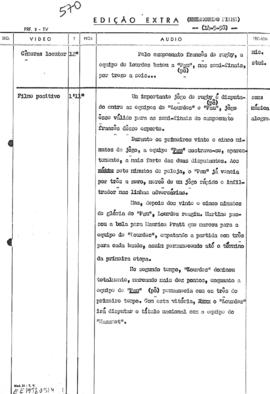 TV Tupi [emissora]. Edição Extra [programa]. Roteiro [televisivo], 14 mai. 1958.