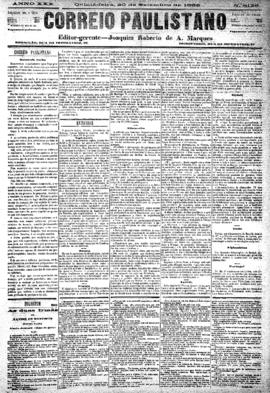 Correio paulistano [jornal], [s/n]. São Paulo-SP, 20 set. 1883.