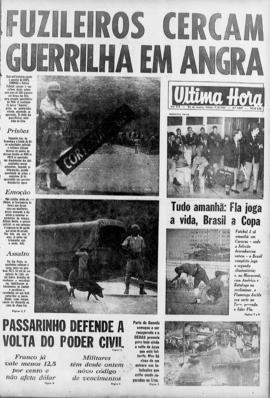 Última Hora [jornal]. Rio de Janeiro-RJ, 09 ago. 1969 [ed. vespertina].