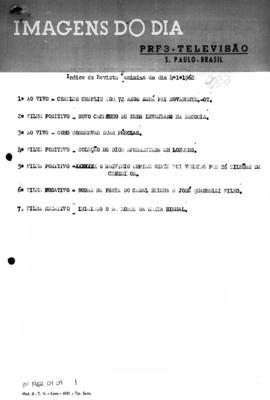 TV Tupi [emissora]. Revista Feminina [programa]. Roteiro [televisivo], 04 jan. 1962.