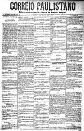 Correio paulistano [jornal], [s/n]. São Paulo-SP, 06 mai. 1887.