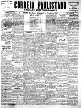 Correio paulistano [jornal], [s/n]. São Paulo-SP, 08 jan. 1893.
