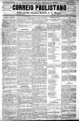 Correio paulistano [jornal], [s/n]. São Paulo-SP, 23 ago. 1882.