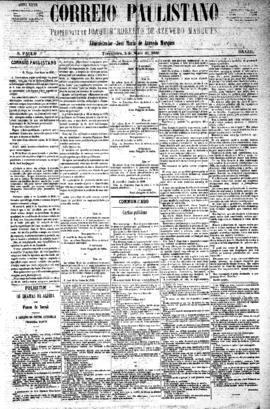 Correio paulistano [jornal], [s/n]. São Paulo-SP, 04 mai. 1880.