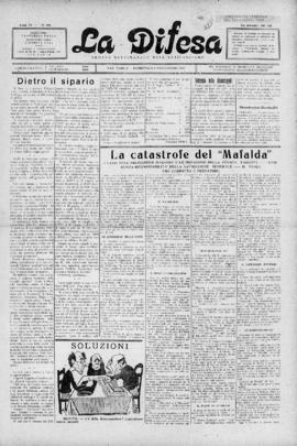 La Difesa [jornal], a. 4, n. 190. São Paulo-SP, 06 nov. 1927.