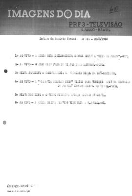TV Tupi [emissora]. Revista Feminina [programa]. Roteiro [televisivo], 28 mar. 1963.