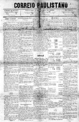 Correio paulistano [jornal], [s/n]. São Paulo-SP, 04 jun. 1882.