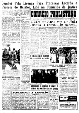 Correio paulistano [jornal], [s/n]. São Paulo-SP, 27 abr. 1957.