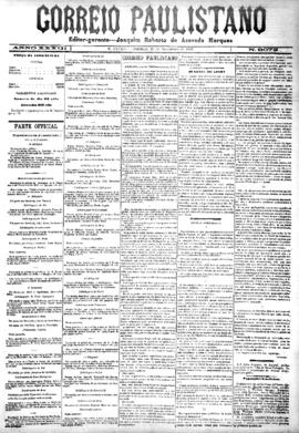 Correio paulistano [jornal], [s/n]. São Paulo-SP, 21 nov. 1886.