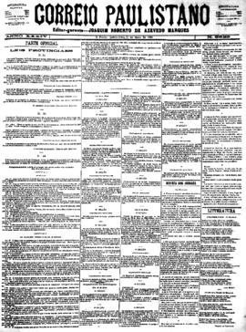 Correio paulistano [jornal], [s/n]. São Paulo-SP, 31 mai. 1888.