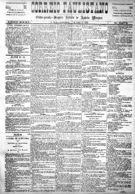 Correio paulistano [jornal], [s/n]. São Paulo-SP, 17 jul. 1884.