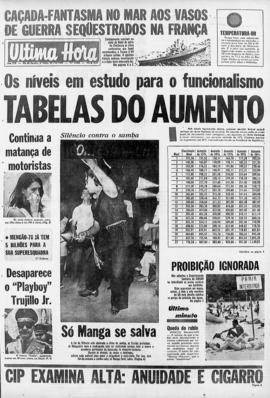 Última Hora [jornal]. Rio de Janeiro-RJ, 29 dez. 1969 [ed. vespertina].