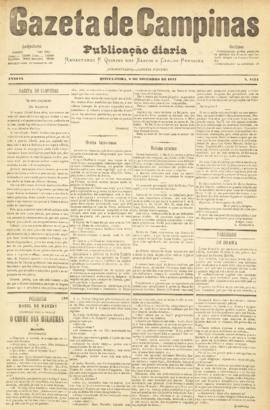 Gazeta de Campinas [jornal], a. 8, n. 1174. Campinas-SP, 08 nov. 1877.