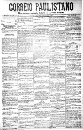 Correio paulistano [jornal], [s/n]. São Paulo-SP, 09 fev. 1887.