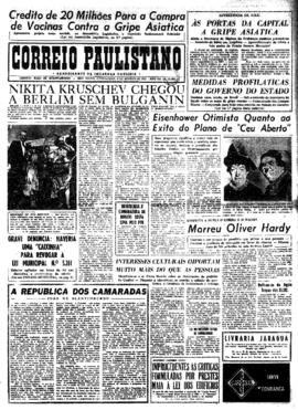 Correio paulistano [jornal], [s/n]. São Paulo-SP, 08 ago. 1957.