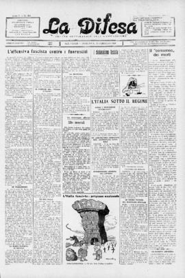 La Difesa [jornal], a. 5, n. 205. São Paulo-SP, 19 fev. 1928.