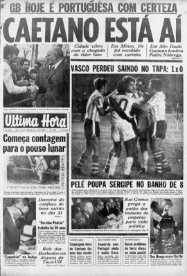 Última Hora [jornal]. Rio de Janeiro-RJ, 10 jul. 1969 [ed. vespertina].
