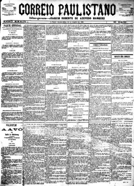 Correio paulistano [jornal], [s/n]. São Paulo-SP, 12 jan. 1888.