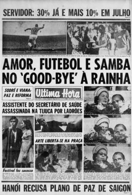 Última Hora [jornal]. Rio de Janeiro-RJ, 11 nov. 1968 [ed. matutina].