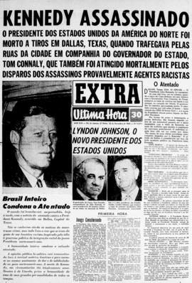 Última Hora [jornal]. Rio de Janeiro-RJ, 22 nov. 1963 [ed. vespertina].