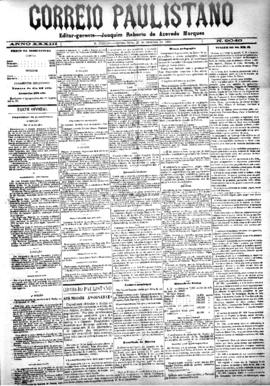 Correio paulistano [jornal], [s/n]. São Paulo-SP, 21 out. 1886.