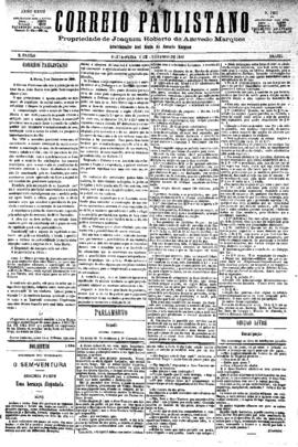 Correio paulistano [jornal], [s/n]. São Paulo-SP, 03 dez. 1880.