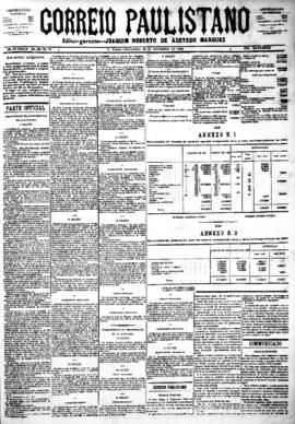 Correio paulistano [jornal], [s/n]. São Paulo-SP, 23 nov. 1888.