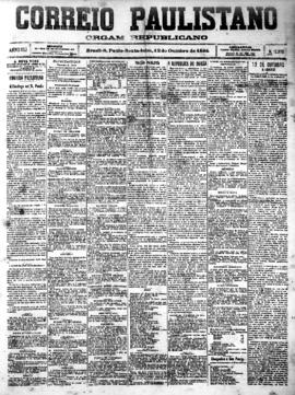 Correio paulistano [jornal], [s/n]. São Paulo-SP, 12 out. 1894.