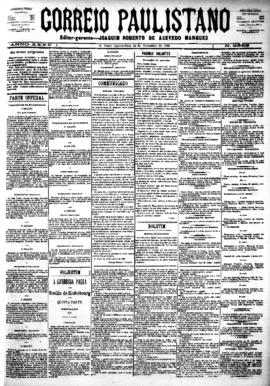 Correio paulistano [jornal], [s/n]. São Paulo-SP, 22 nov. 1888.