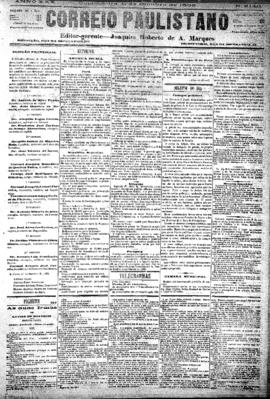 Correio paulistano [jornal], [s/n]. São Paulo-SP, 11 out. 1883.