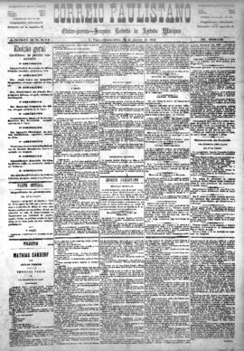 Correio paulistano [jornal], [s/n]. São Paulo-SP, 14 jan. 1886.