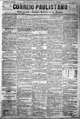 Correio paulistano [jornal], [s/n]. São Paulo-SP, 20 dez. 1883.