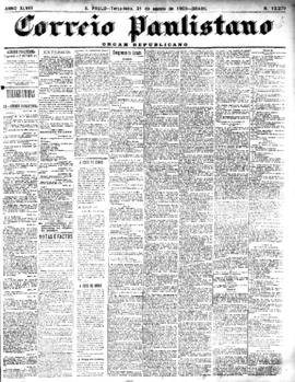 Correio paulistano [jornal], [s/n]. São Paulo-SP, 21 ago. 1900.
