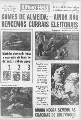 Última Hora [jornal]. Rio de Janeiro-RJ, 15 ago. 1969 [ed. matutina].